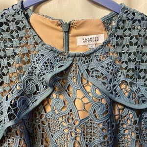 Barneys New York Lace Midi Dress